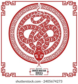 Feliz año nuevo chino 2025  Antecedentes con serpiente,
año de la serpiente china zodiac con fondo de color. ( Traducción: feliz año nuevo, serpiente china 2025 )