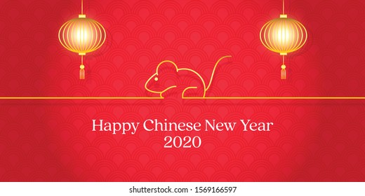 Happy chinese new year background template