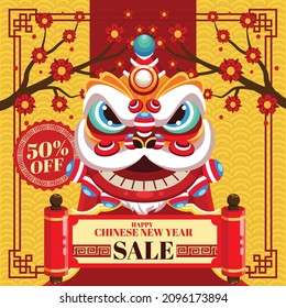 Happy chinese new year background vector