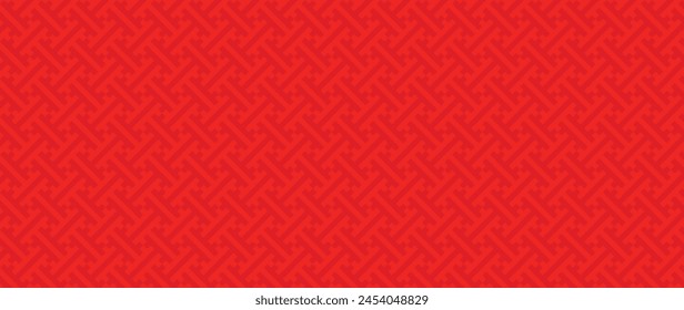 Happy Chinese new year background vector. Luxury wallpaper design with chinese pattern on red background. Modern luxury oriental illustration for cover, banner, website, decor.