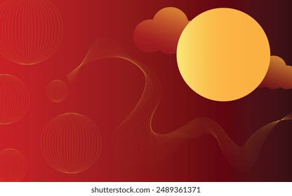 Happy Chinese new year background art design. Vector illustration concept for posters, flyers, greeting cards, banner, invitation, banner, website calendar. Japanese, Korean, Vietnamese lunar new year