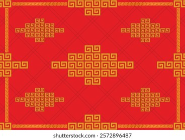 happy chinese new year background frame border ornament