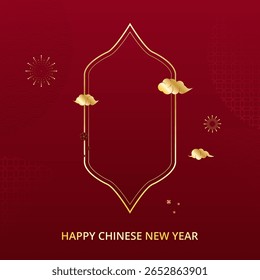 Feliz ano novo chinês. 2026 Ano do Cavalo. Ano novo lunar. Festival da primavera. Ilustração vetorial.