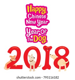 Happy Chinese New Year, Year Of The Dog 2018, Traditional Celebration, China, Spring Festival, Animal