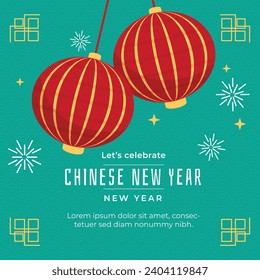 Happy Chinese new year festival. Year of the dragon. red, gold and white colors. Cartoon Vector illustration design for Poster, Banner, Greeting, Card, Flyer, Cover, Post. Chinese dragon. February 10.