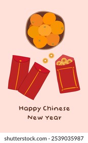 Feliz ano novo cartão de cumprimentos chinês, cartão de convite, cartazes ou panfletos definidos. Feliz Ano Novo Lunar. Postagem chinesa na mídia social com banner de ano novo.