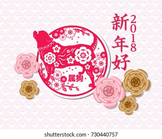 Happy Chinese new year greeting card