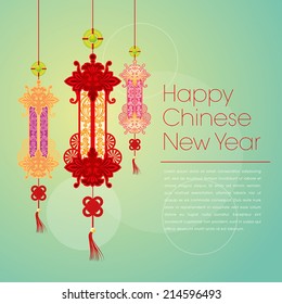 Happy Chinese New Year Lantern C