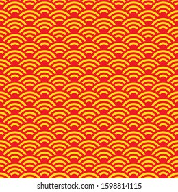 Happy Chinese New Year Pattern Seamless