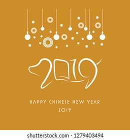 Happy chinese new year. Pig - symbol 2019 New Year. Template banner, poster, greeting cards. Fan, boar, cloud, lantern, pig, sakura. Vector illustration. - Vector - Vector 