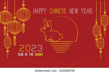 Happy Chinese New Year. Year of The Rabbit.