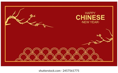 Happy Chinese new year rabbit design Japanese, Korean, Vietnamese lunar new year. Vector illustration and banner concept for cover, card, poster, banner. Chinese zodiac Dragon symbol.