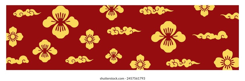 Happy Chinese new year rabbit design Japanese, Korean, Vietnamese lunar new year. Vector illustration and banner concept for cover, card, poster, banner. Chinese zodiac Dragon symbol.