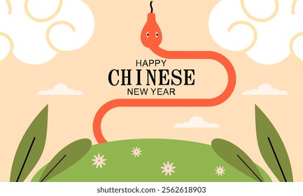 happy chinese new year, year of the snake, chinese zodiac snake