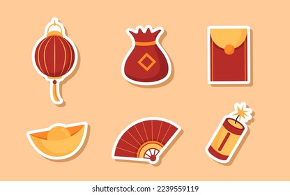 Happy Chinese new year sticker