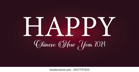 Happy Chinese New Year Text Design