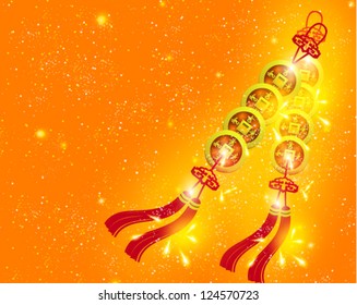 Happy Chinese New Year Vector Card Design