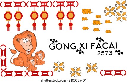 Happy Chinese new year. Vector illustration. Banner.