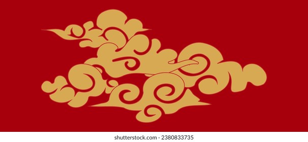 happy chinese new year vector, isolated on red background eps 10