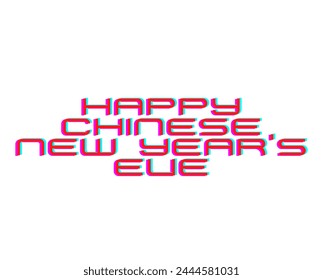 Happy Chinese New Year's Eve vector design in beautiful background