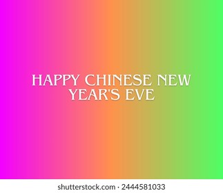 Happy Chinese New Year's Eve vector design in beautiful background