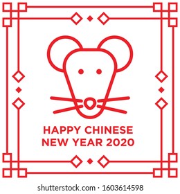 Happy Chinese Newyear 2020 The Year Of Rat