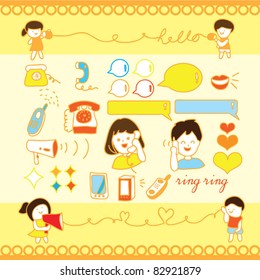 happy chit-chat scrapbook set