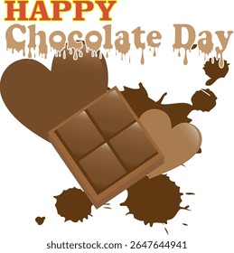 feliz dia de chocolate, quase todo mundo ama chocolate, além disso chocolate também pode lembrar lembranças, expressar sentimentos a alguém.