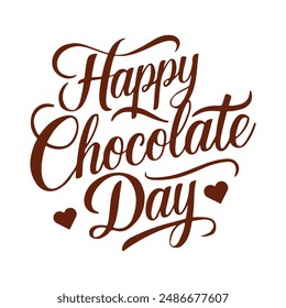 happy chocolate day t-shirt design Eps file