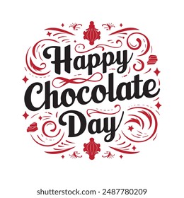 Happy Chocolate Day T-shirt design