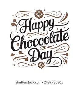 Happy Chocolate Day T-shirt design