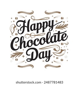 Happy Chocolate Day T-shirt design