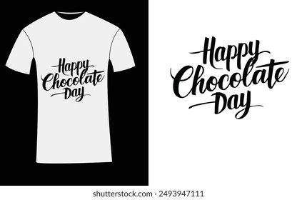 Happy Chocolate Day T-shirt design