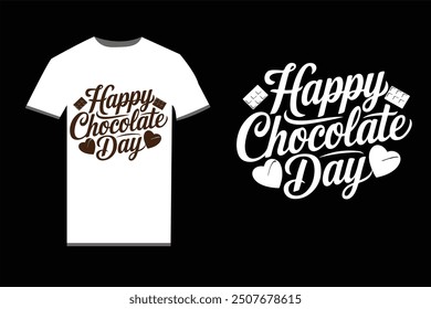 Happy Chocolate Day vector art illustration