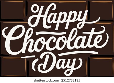 Happy Chocolate Day Vector Art design 