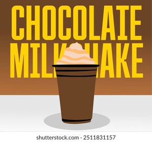 Happy Chocolate Milchshake Tag mit leckeren Schokolade Milchshake