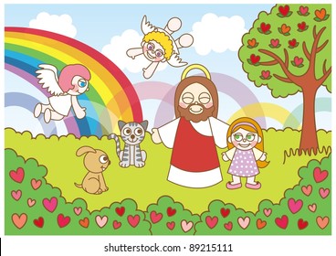 Happy Christian - religion christianity
