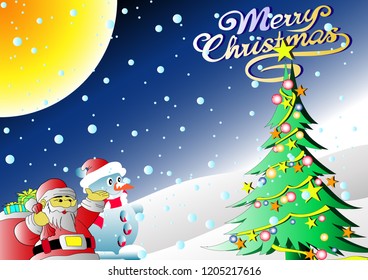 Happy Christmas, happy all in all, let's get some big gifts.