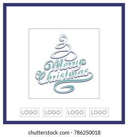 Happy christmas card for company use