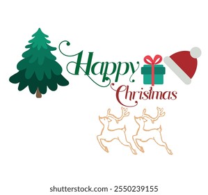 Happy Christmas with Dear" symbolizes a warm, heartfelt celebration of the holiday season shared with someone special in your life.