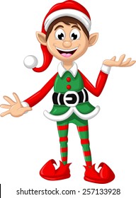 happy Christmas elf