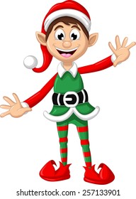 happy Christmas elf for you design