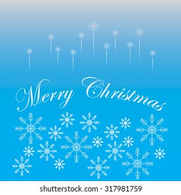 Happy Christmas Greeting Card.