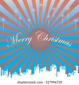 Happy Christmas Greeting Card.