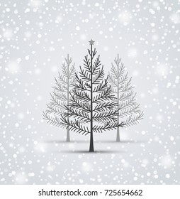 Happy Christmas greeting card
