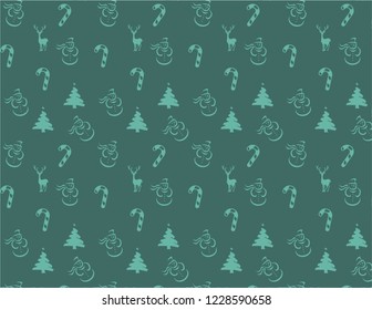 Happy christmas pattern graphics
