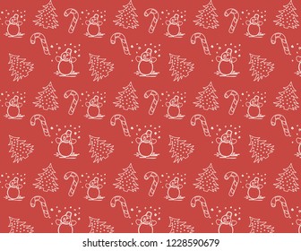 Happy christmas pattern graphics
