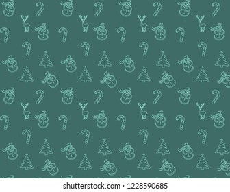 Happy christmas pattern graphics
