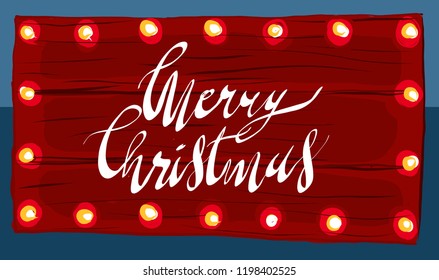 Happy Christmas and Santa Claus with Creative typography for holiday and Merry Christmas