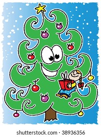 Happy Christmas tree